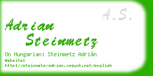 adrian steinmetz business card